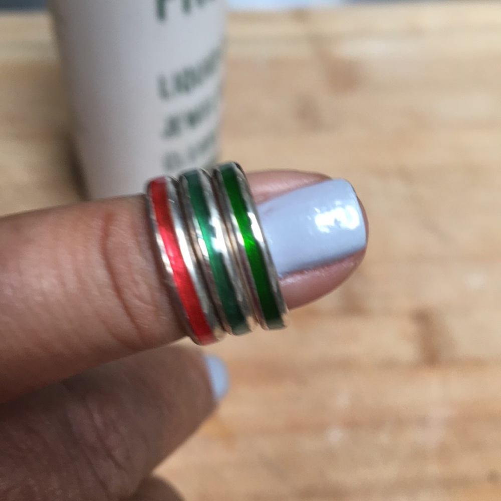 3 Sterling Silver Tor Rings